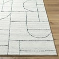 thumbnail image 3 of Hauteloom Sanaz Wool Living Room, Bedroom Area Rug - Contemporary - Ivory, Charcoal, Slate Blue - 9' x 12', 3 of 6