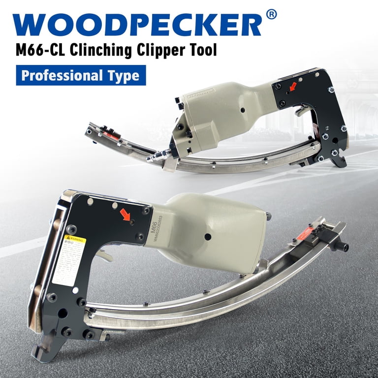 pnematic c lip tool WOODPECKER C-760AT 16 Gauge 1/2-Inch Pneumatic Hog Ring Gun Air Cat Pneumatic 24mm C24 Hog Ring