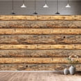 thumbnail image 3 of 8X6ft Wooden Log Backdrop Vintage Brown Round Timber Texture Wood Background Rustic Photo Backdrop for Photoshoot Baby Shower Wedding Party Adult Photo Booth Video Shoot Vinyl Studio Prop, 3 of 5