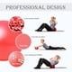 thumbnail image 3 of InnotechSC Pelota de Pilates 9", Pelota de Ejercicios Pequeña con Guía, Mini Pelota de Yoga para Pilates, Yoga, Entrenamiento Básico, Fisioterapia, Equilibrio, Estabilidad, Estiramiento, 3 of 7