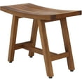 thumbnail image 5 of AquaTeak Patented Asia Lotus Teak Shower Bench Teak Oil - 24" Wide, 5 of 9