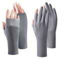 thumbnail image 1 of 2 Pairs Sunblock Gloves Protection Driving Gloves Summer Outdoor Gloves for Women and Girls, 1 of 5