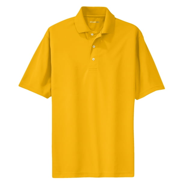 Golden yellow polo shirt hotsell