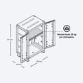 thumbnail image 4 of Armario Mediano Apariencia Rattan Wengue RIMAX RATTAN, 4 of 4