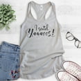 thumbnail image 2 of I Said Yaaasss Tank Top, Ladies Racerback Tank Top, Fiance Tank, Engagement Tank, I Said Yes Tank, Silver Gray, XX-Large, 2 of 3
