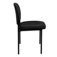 thumbnail image 2 of Silla de recepción lateral de acero apilable de vinilo negro Comfort Ergode  BT-515-1-VINYL-GG, 2 of 2