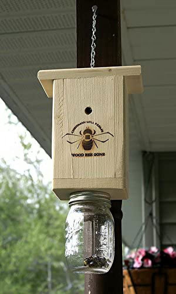 Uncle Dunkels All-Natural Carpenter Bee Trap Lure; 2 Fluid Ounces Pollinator Bee Attractant
