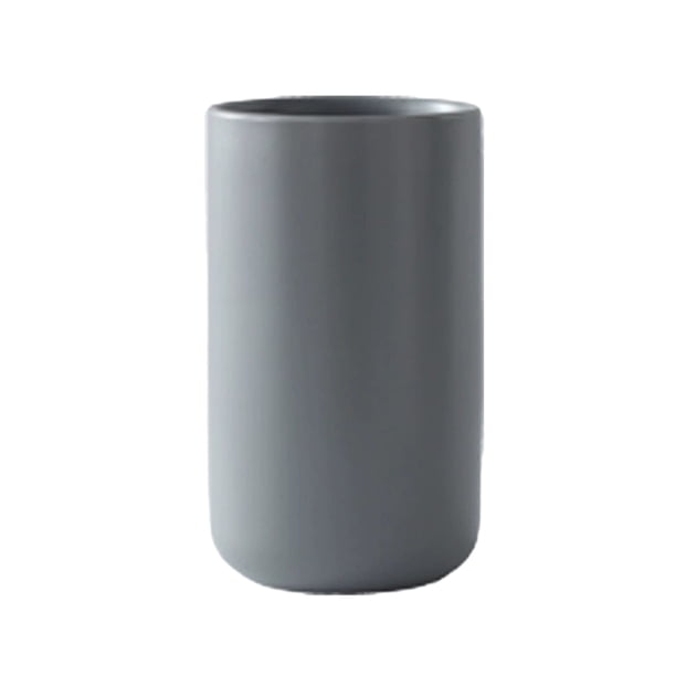 Ounissouiy Soporte para utensilios de cerámica elegante y limpio para cocina, adecuado para diferentes estilos de cocina, soluciones de Organizadores de utensilios de cocina gris grande