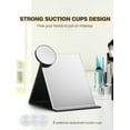 thumbnail image 6 of Asunby 30X Magnifying Mirror with 3 Suction Cups, 4.5 inches Magnified Makeup Mirror and Slant Tweezers, Black, 6 of 8