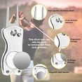 thumbnail image 4 of Golf Divot Tool with Magnetic Ball Marker, Divot Repair Tool, Foldable Fork - Fix Divots, Clean Clubs and Cleats, U Shape Bottom Club Holder, White, 4 of 9