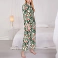thumbnail image 3 of Naloa Palm Trees and Tropical Pajamas for Women Set, Womens Pajama Sets, Lounge Sets for Women, 2pjs for Women-Small, 3 of 7