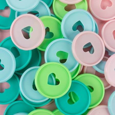 80pcs Loose-Leaf Binder Discs for Notebooks and Planners Binding Discs for Organizing Papers and Documents