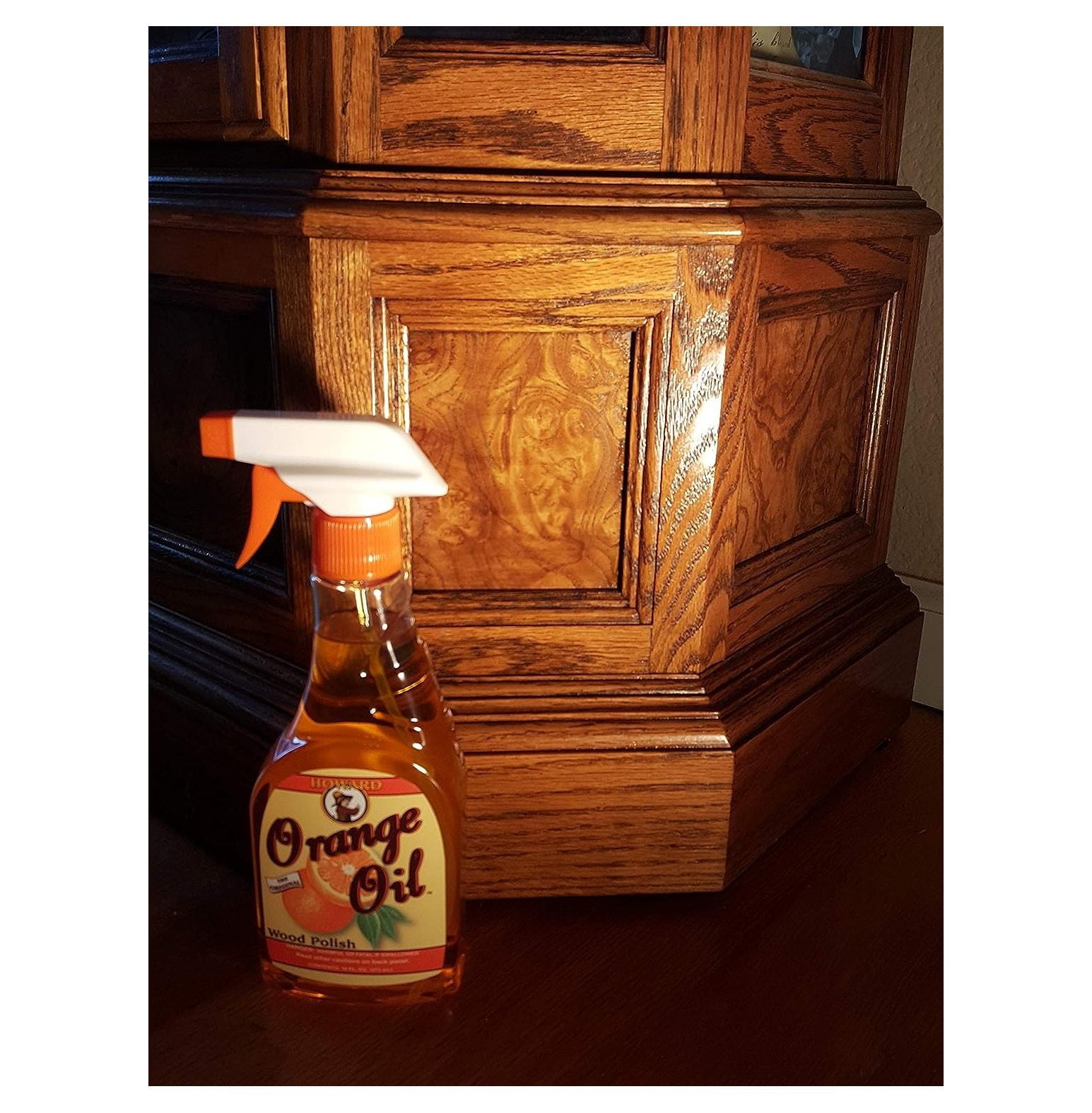 Touch of Beeswax Wood Furniture Polish and Conditioner with Orange Oil.  Feeds, Waxes and Preserves Wood Beautifully (64 oz)
