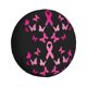 thumbnail image 1 of Balery Breast Cancer Cubiertas para Neumáticos - Protector Resistente para Neumáticos de Camioneta, SUV, Remolque, Camper y RV-15 inch, 1 of 6
