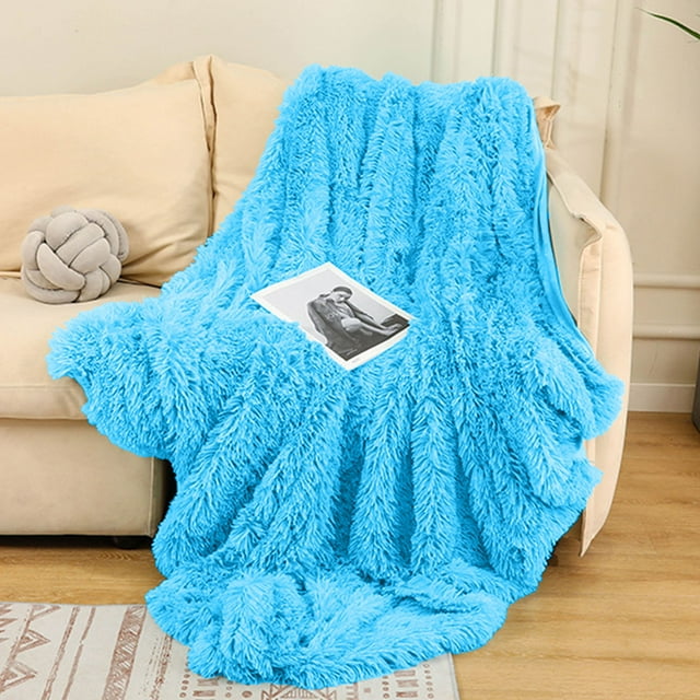 Manta de franela de terciopelo suave, acogedora y ligera, ideal para sofá, cálida y para todas las estaciones, plegable y portátil, 100 % poliéster, ideal para dormitorio.