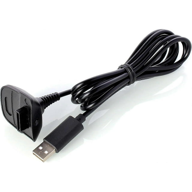 Xbox 360 Wireless Controller Cable USB Cable Length 150 cm - Black - Compatible Produ