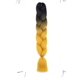 thumbnail image 1 of Zhuge Extensiones de cabello trenzado para mujeres, 6 paquetes de 100 g/paquete, 24 pulgadas, de negro a amarillo oscuro, 1 of 2