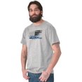 thumbnail image 2 of United We Stand Blue Live Matter Flag Men's Graphic T Shirt Tees Brisco Brands S, 2 of 2