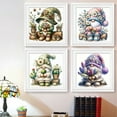 thumbnail image 3 of JYLMOOD 4pcs Paint by Numbers for Adults Kits, DIY Easy Painting by Numbers for Gift Home Wall Decoration 25x25cm（without Frame), 3 of 6