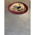 thumbnail image 2 of Rooster Style Round Sunflower Country Area Rug 256,000 Point Area Rug Burgundy Blue Beige Black Bellagio Swirl Design M09AB (4 Feet X 4 Feet), 2 of 5