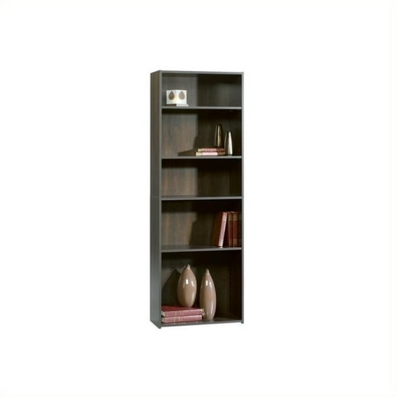 Sauder Beginnings 5 Shelf Bookcase In Cinnamon Cherry Com