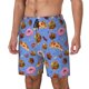 thumbnail image 1 of Fotbe Fastfoods Traje de Baño para Hombre – Shorts de Natación de Secado Rápido con Forro y Bolsillos-Large, 1 of 6