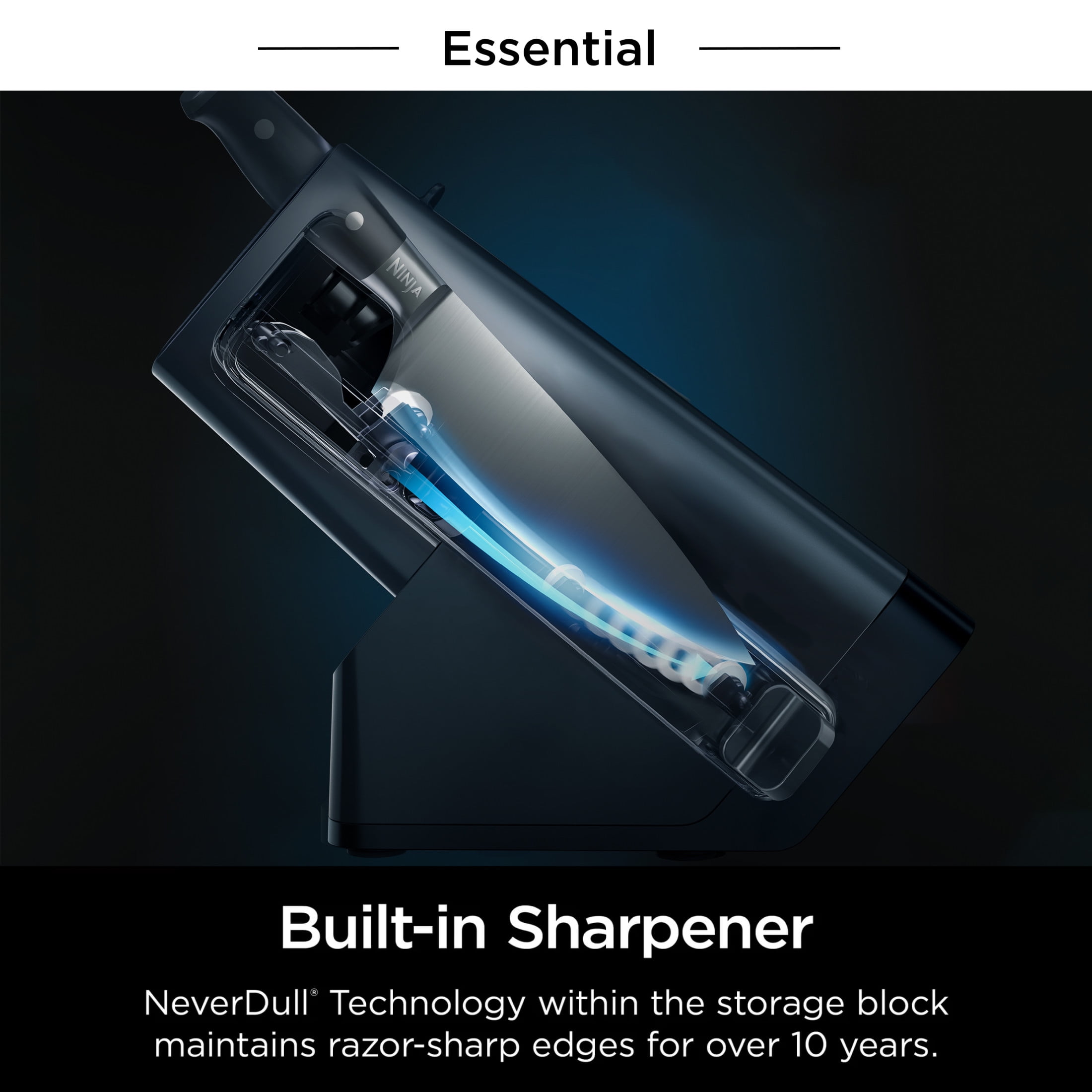 Ninja NeverDull Essential 14-Piece Knife System with Built-In