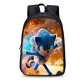 thumbnail image 1 of Sonic Male And Female Student Backpack, Student Bag, 3D Printing, Game Characters, Travel Bag-week, 1 of 3