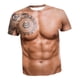 thumbnail image 1 of Camiseta con estampado 3D Yinane para hombre gráfico de manga corta estilo 1, 1 of 7