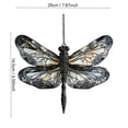 thumbnail image 2 of Stained Glass Window Hanging Dragonfly Suncatcher for Home Wall Art Outdoor Garden Decor Housewarming Gift 1 Count Clear, 2 of 7