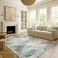 thumbnail image 6 of Addison Rugs Chantille Indoor/Outdoor Transitional Abstract Seafoam Machine Washable Rectangle Rug, 8' x 10', 6 of 8