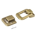 thumbnail image 3 of Uxcell Toggle Latch, 48mm Brass Decorative Hasp Wooden Box Catch w Screws 2Pcs, 3 of 6