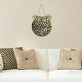 thumbnail image 6 of Sexy Leopard Print Welcome Sign for Front Door, Round Sign Hanging Welcome Sign Welcome Wreath for Farmhouse Porch Door Home Decor, 6 of 7