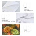 thumbnail image 2 of Yayeee Kitchen Hanging Hand Towels Set of 2 with Loop Bathroom Absorbent Tie Towel, Green Retro Leaves, 2 of 7