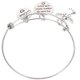 thumbnail image 5 of 1pc exquisita joyería manual de joyas de acero inoxidable brazalete de letra pulsera, 5 of 5