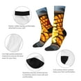 thumbnail image 4 of Balery Halloween Fruit Platter Calcetas Largas con Estampado para Hombre y Mujer – Suaves y Transpirables, Talla Única (US 5-11), 4 of 6