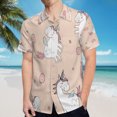 thumbnail image 5 of High Quality Hawaiian Shirts for Men Short Sleeve Aloha Beach Shirt Floral Summer Casual Button Down Shirts Blouses ME2N87, 5 of 7