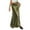 Green, variant on Horkkom Maxi Skirts for Women Solid Color Elastic Waist Drawstring Corduroy Skirt Winter Soft Casual Skirts Bust: 80cm/31.50'', Gifts for Women