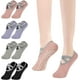 thumbnail image 1 of 4 Pares Calcetines de Yoga para Mujer, Calcetines Pilates Calcetines Antideslizantes, Fitness Antideslizantes Calcetines, con Asas y Correas, para Pilates, Danza, Fitness, 1 of 5