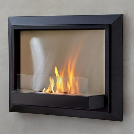 Real Flame Envision Wall Fireplace Black