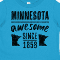 thumbnail image 4 of Inktastic Minnesota Awesome Since 1858 Boys or Girls Toddler T-Shirt, 4 of 5