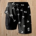 thumbnail image 3 of Womens Swim Shorts with Compresssion Liner 2026 Summer Casual Elastic Waist Leopard Print Board Shorts with Pockets Beachwear, 3 of 4