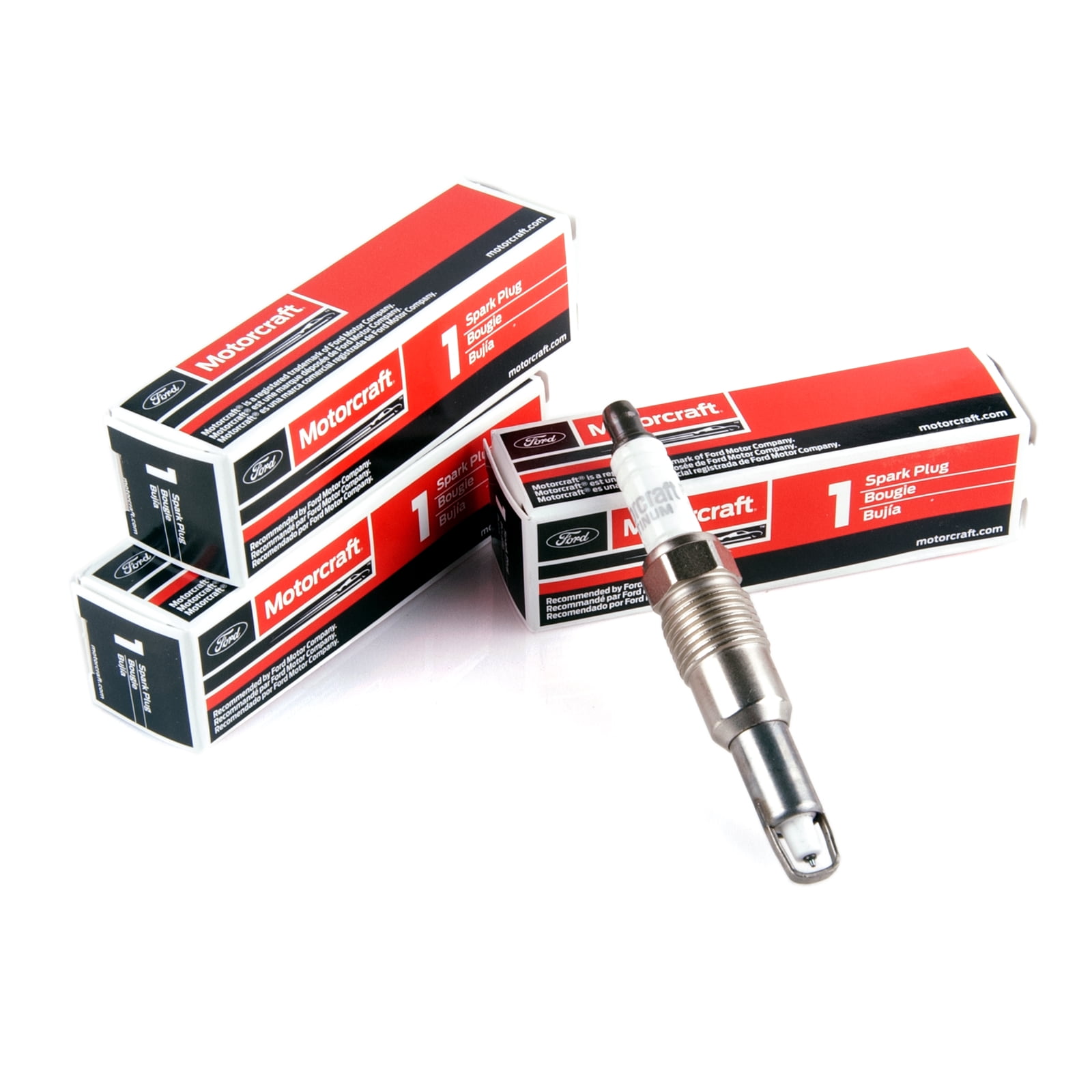 Performance Master Set of 8 DG511 Red Ignition Coils & Motorcraft SP515 SP546 Spark Plugs for Ford F-150 5.4L + Free Anti-Seize Lubricant 5g
