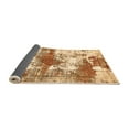 thumbnail image 2 of Ahgly Company Indoor Round Abstract Orange Modern Area Rugs, 7' Round, 2 of 4