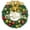 Type D, variant on Janrevotw Christmas Wreath Reef for Front Door Window 11.8 Inch Pine Artificial Garland with Bowknot, Bells, Deer, Red Berries, Flower Gifts for Christmas Party Decor