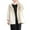 White, variant on Women's Shawl Collar Sweater Oversized Cardigan Open Front Fall Winter Cropped Knit Sweater Jacket Black M