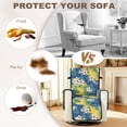 thumbnail image 4 of TSOVTHRID Tropical Floral Palm Leaf Print Recliner Cover Non Slip Recliner Chair Covers Lazy Boy Recliner Cover Furniture Protector Cover with Storage Pocket Reclining Slipcovers for Dogs, Pets, 4 of 7