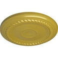 thumbnail image 3 of Ekena Millwork 7 7/8"OD x 3/4"P Small Alexandria Ceiling Medallion (Fits Canopies up to 4 5/8"), Hand-Painted Rich Gold, 3 of 7