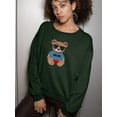 thumbnail image 2 of Fashion Bear Cool Boy Sweatshirt Women -Image by Shutterstock, Female Medium, 2 of 4