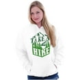 thumbnail image 3 of Take A Hike Nature Outdoors Camping Unisex Plus Fleece Graphic Hoodie Brisco Brands 2X, 3 of 5